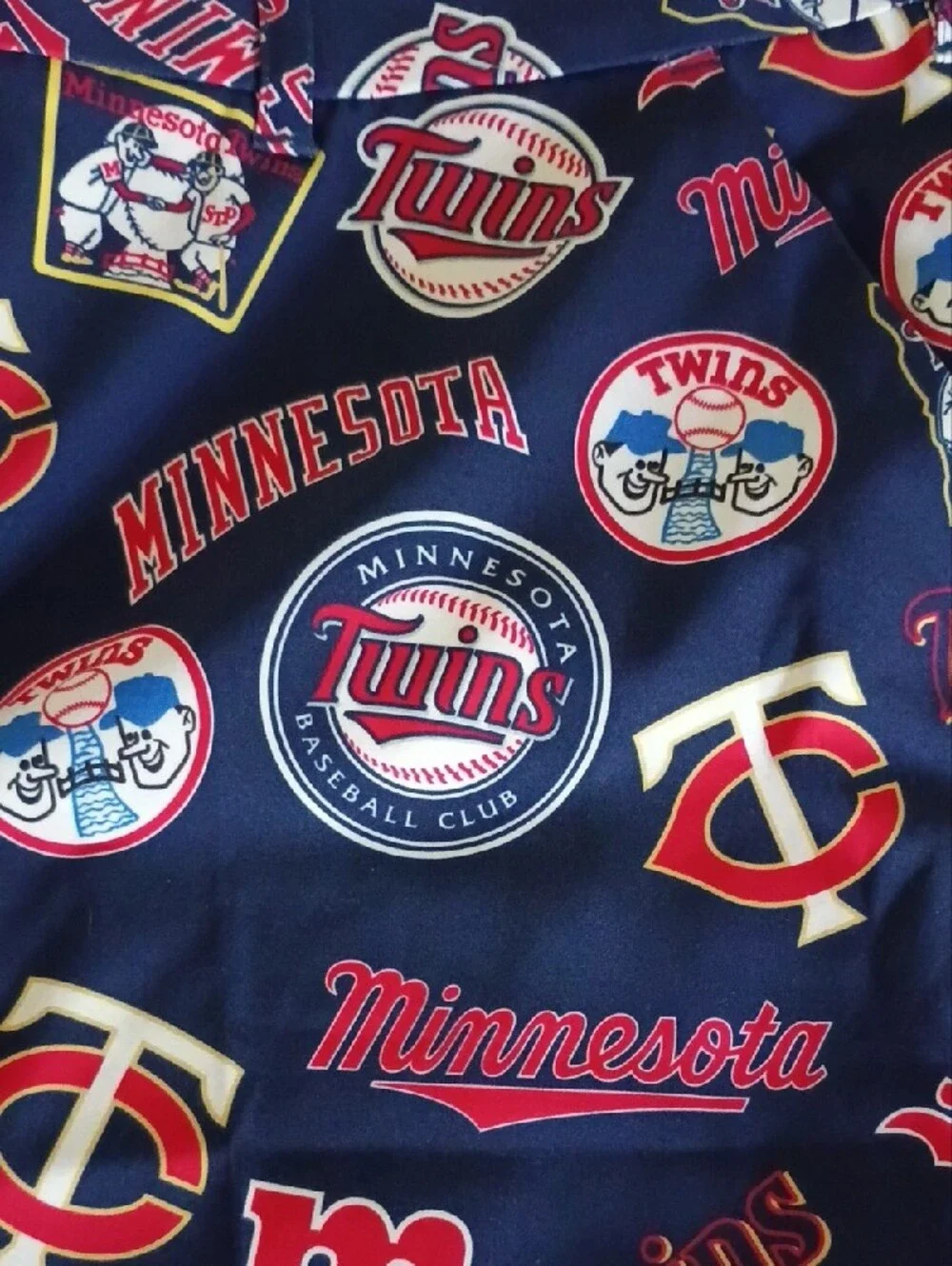 Loudmouth Minnesota Twins Retro Navy StretchTech Shorts Men's 40